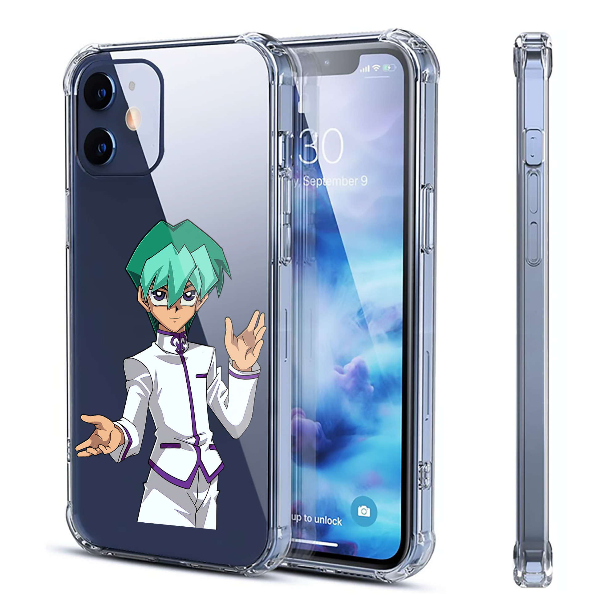 （画像用） 遊☆戯☆王 Yu-Gi-Oh! 【iPhone 12シリーズ対応】透明スマホケース（クリアソフトケース）